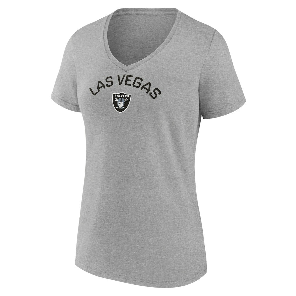 Las Vegas Raiders  Women's Team Arc V-Neck T-Shirt