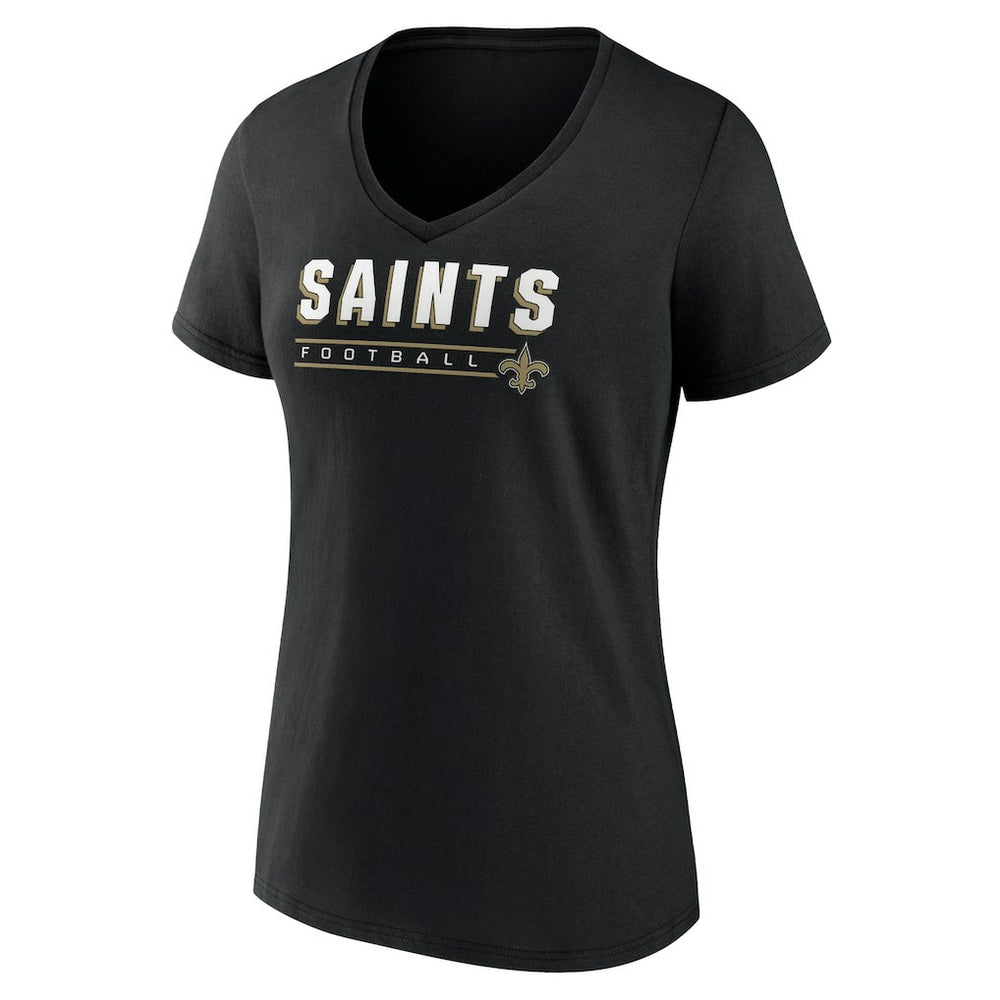 New Orleans Saints  Women's Primary Play V-Neck T-Shirt