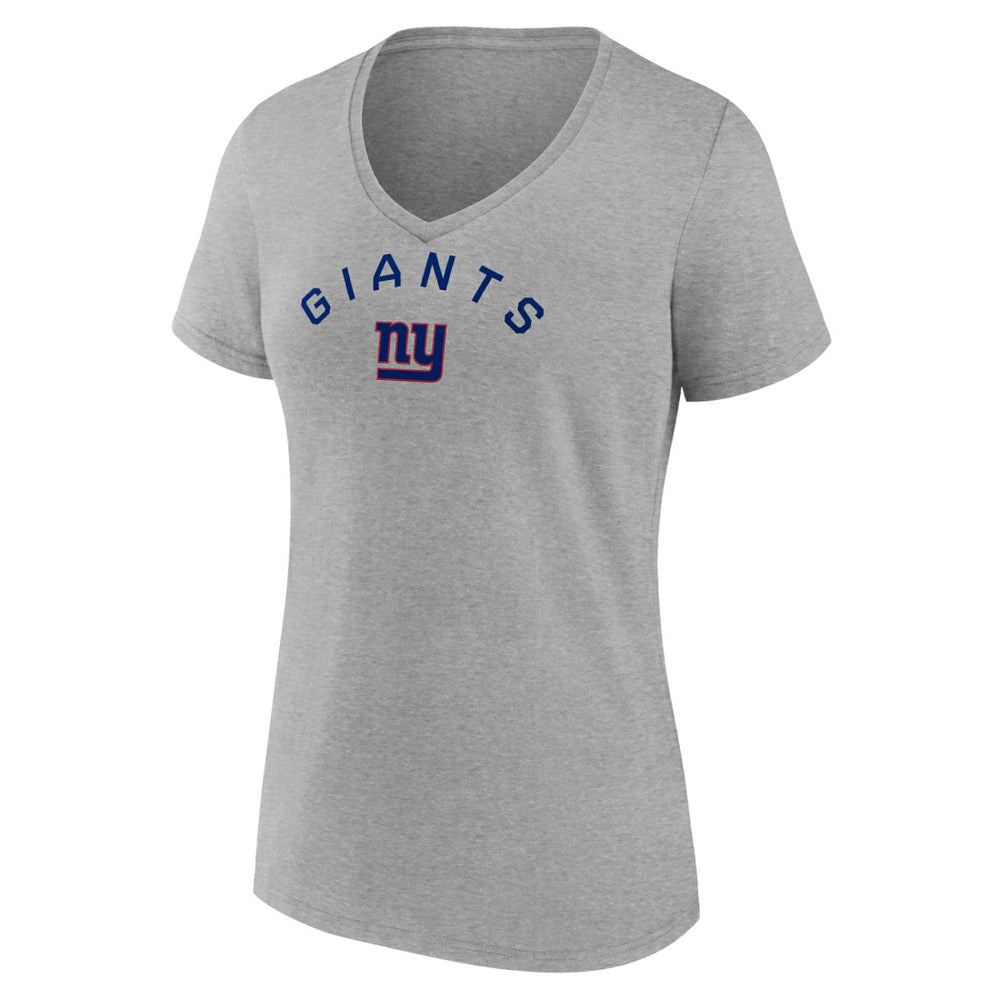 New York Giants  Women's Team Arc V-Neck T-Shirt