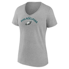 Philadelphia Eagles  Women's Team Arc V-Neck T-Shirt