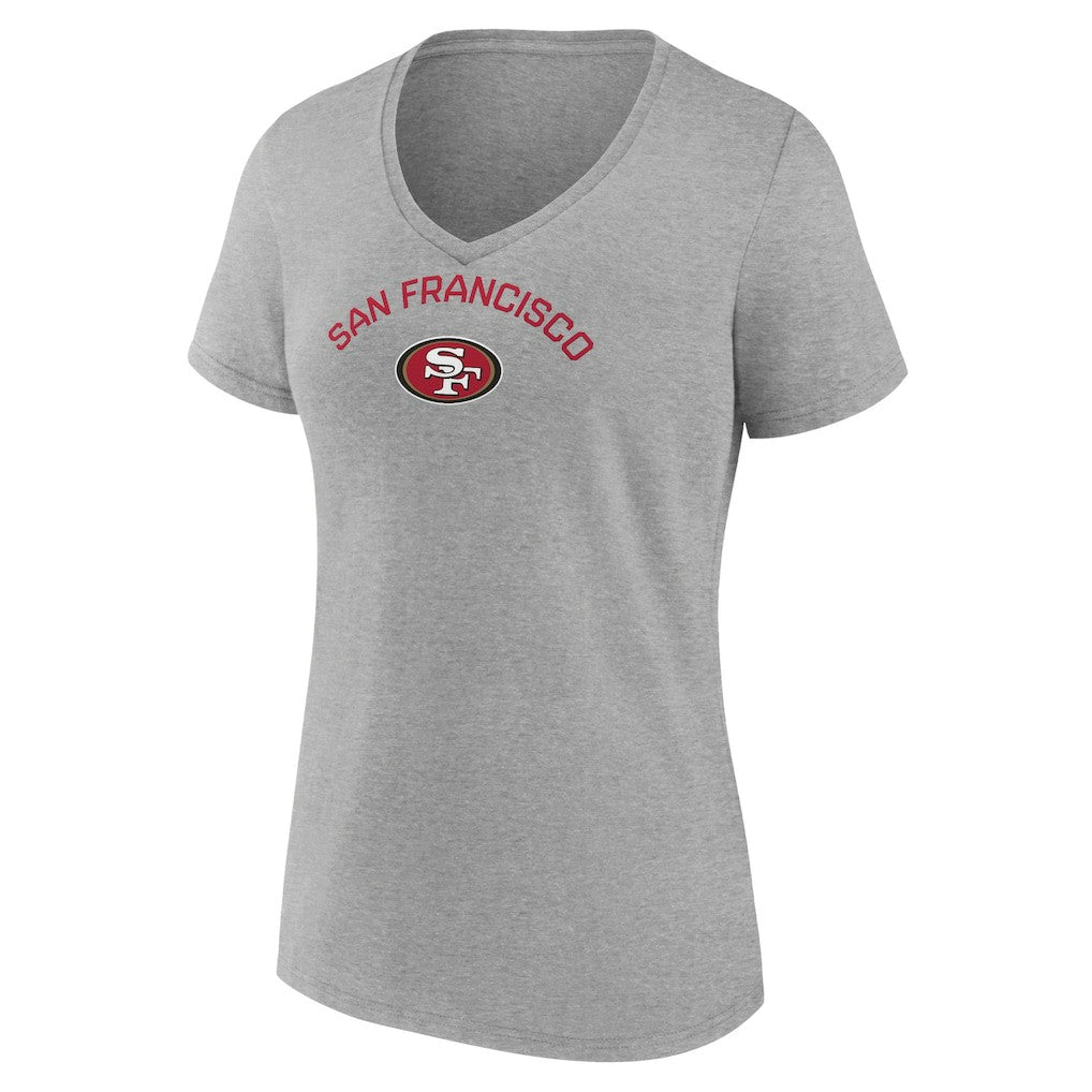San Francisco 49ers  Women's Team Arc V-Neck T-Shirt