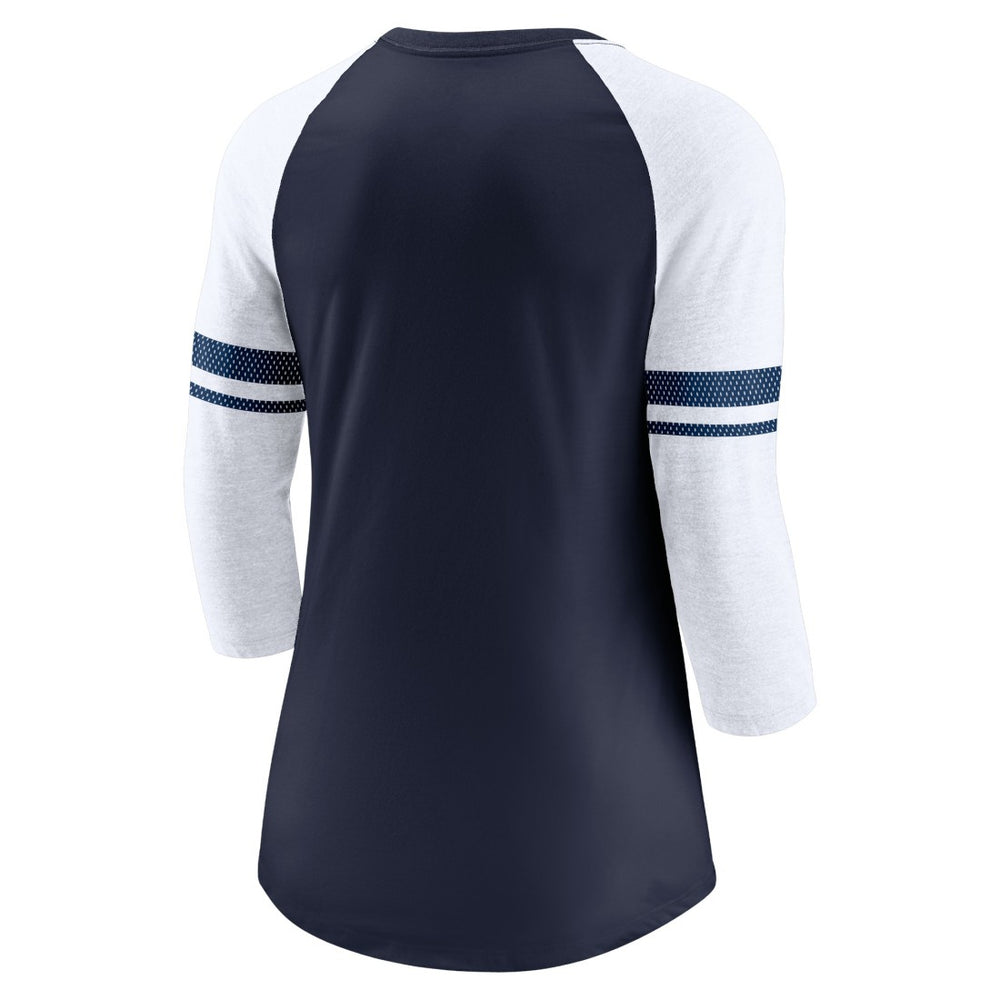 Tennessee Titans Nike Women's Fashion 3/4-Sleeve Lightweight Raglan Fashion T-Shirt
