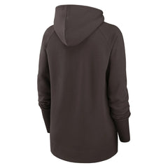 Cleveland Browns Nike Women's Asymmetrical Raglan Full-Zip Hoodie