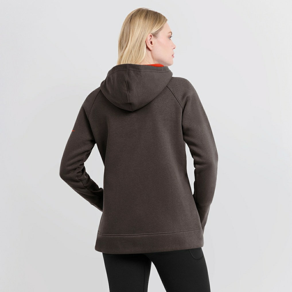 Cleveland Browns Nike Women's Asymmetrical Raglan Full-Zip Hoodie