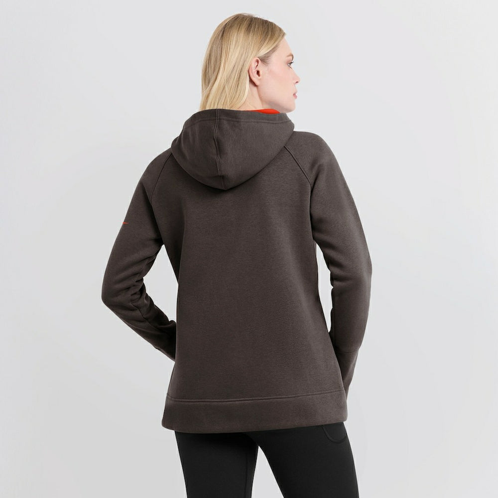 Cleveland Browns Nike Women's Asymmetrical Raglan Full-Zip Hoodie