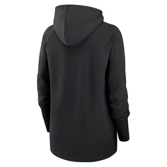 Las Vegas Raiders Nike Women's Asymmetrical Raglan Full-Zip Hoodie
