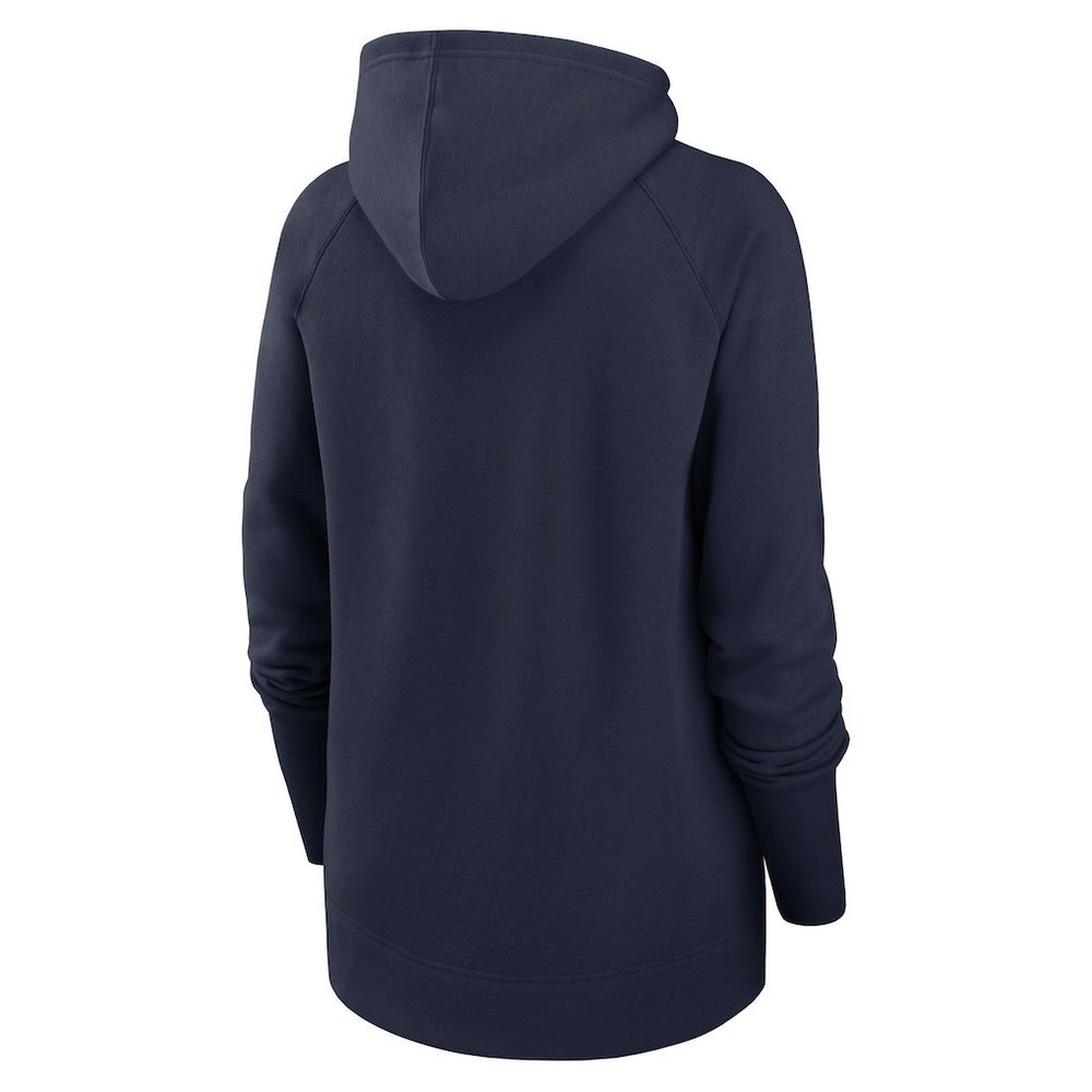 Seattle Seahawks Nike Women's Asymmetrical Raglan Full-Zip Hoodie