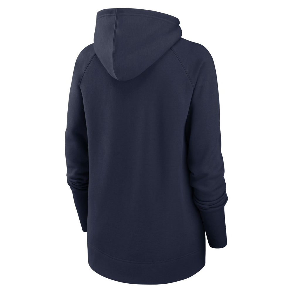 Tennessee Titans Nike Women's Asymmetrical Raglan Full-Zip Hoodie
