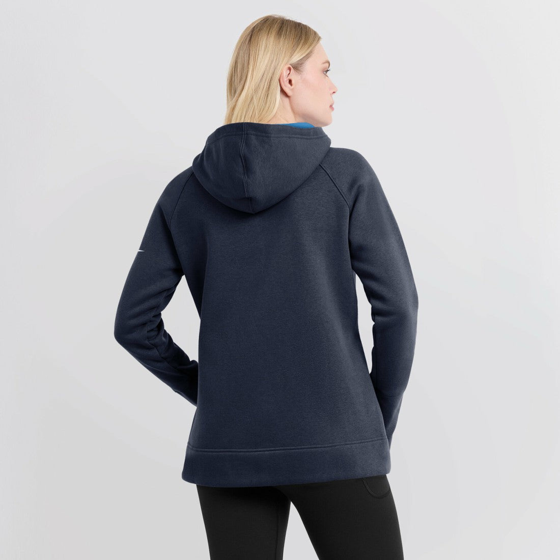 Tennessee Titans Nike Women's Asymmetrical Raglan Full-Zip Hoodie