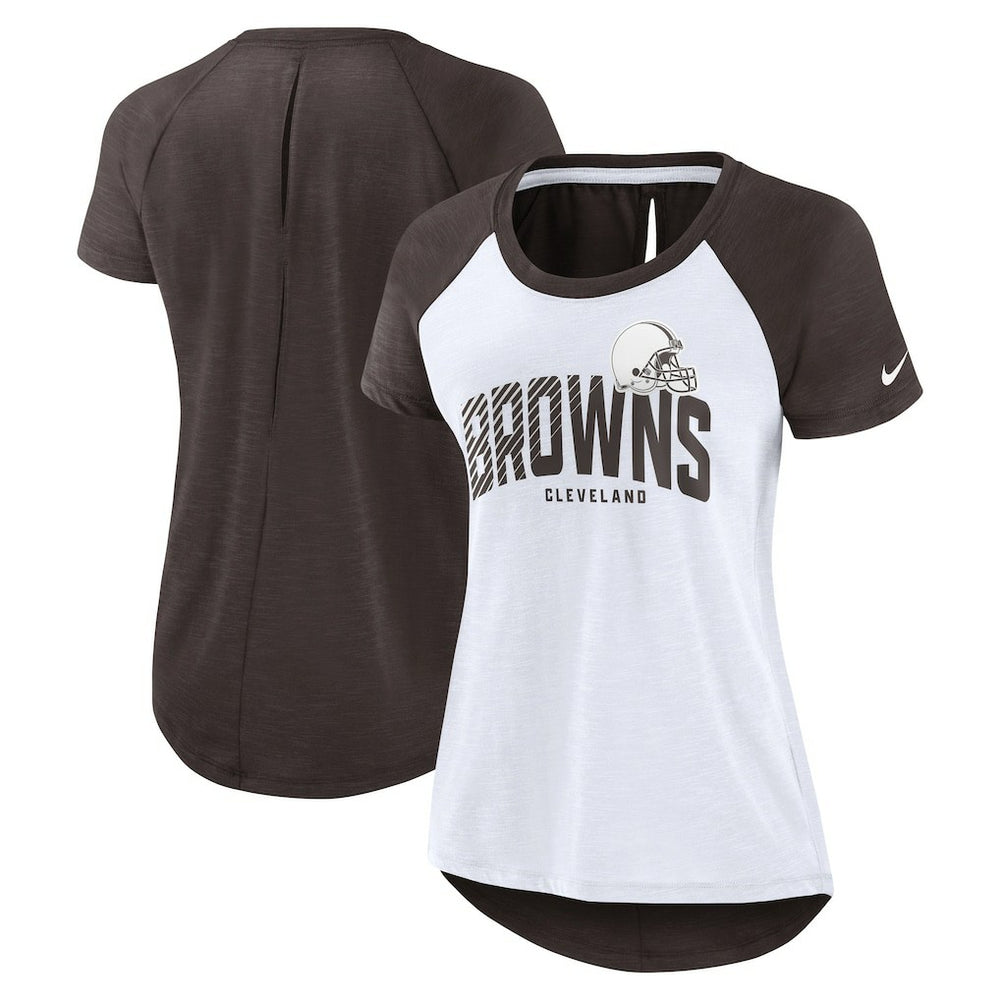 Cleveland Browns Nike Women's Back Slit Lightweight Fashion T-Shirt