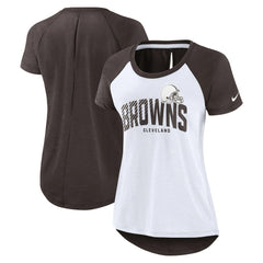Cleveland Browns Nike Women's Back Slit Lightweight Fashion T-Shirt