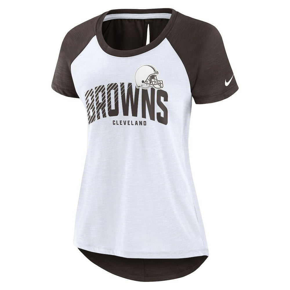 Cleveland Browns Nike Women's Back Slit Lightweight Fashion T-Shirt