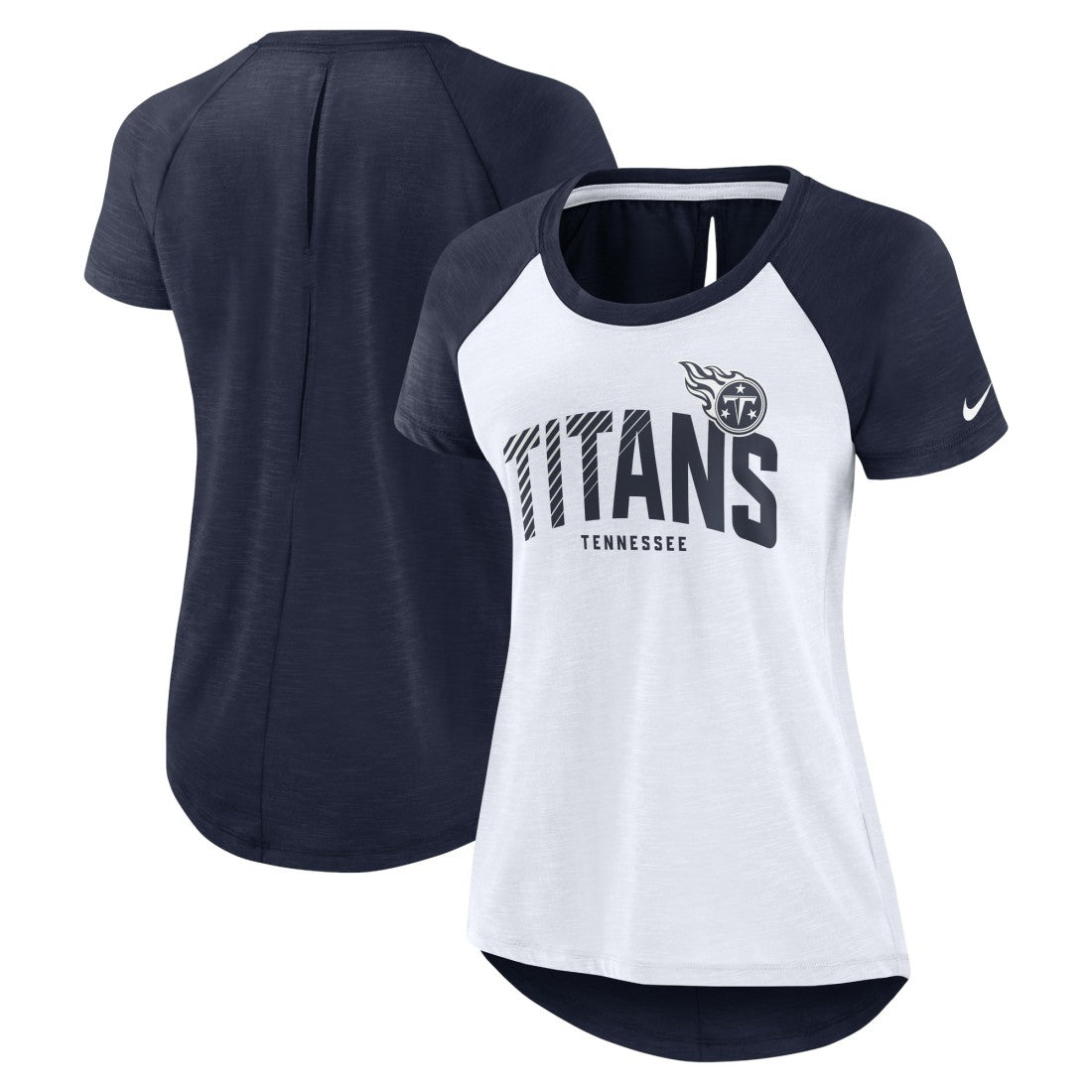 Tennessee Titans Nike Women's Back Slit Lightweight Fashion T-Shirt