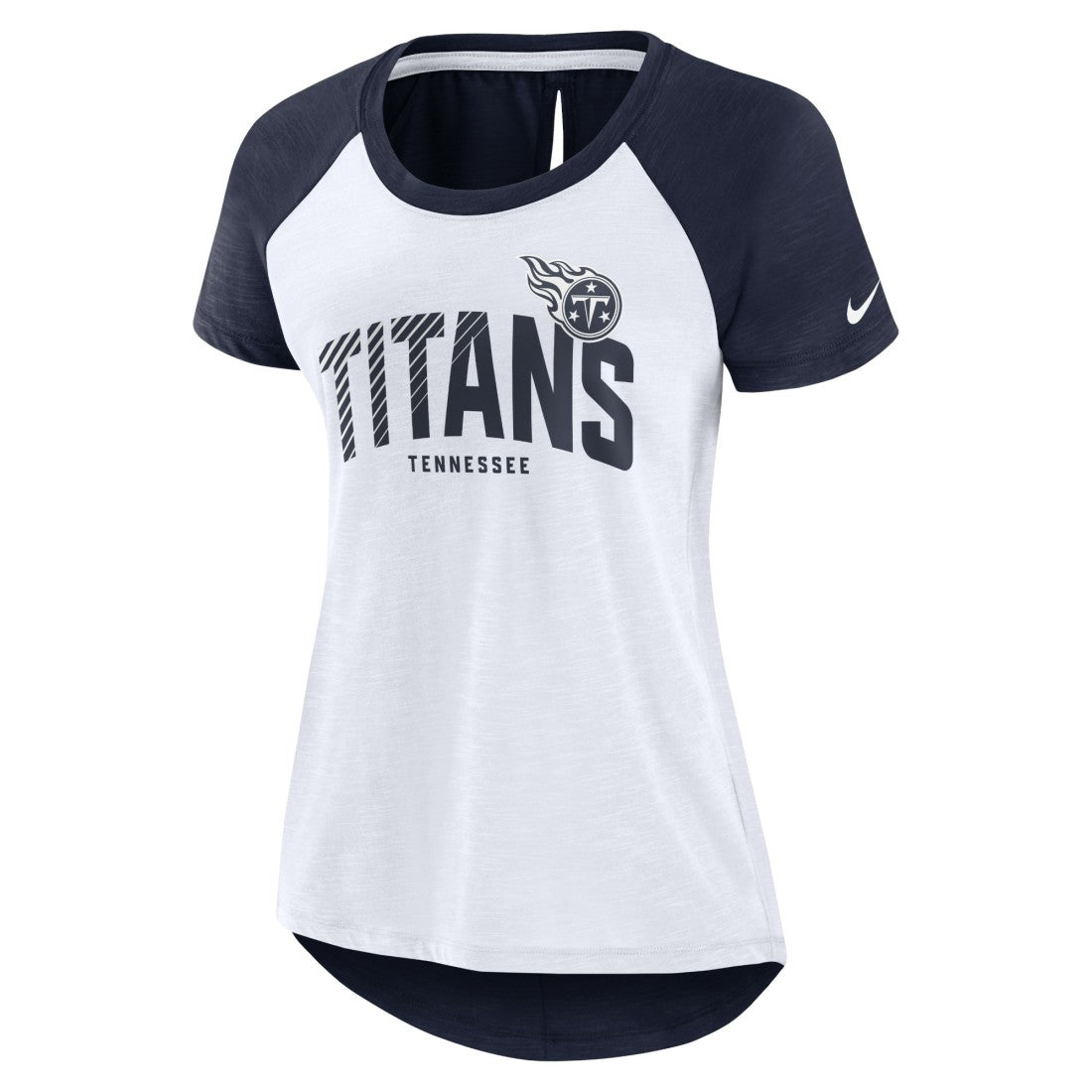 Tennessee Titans Nike Women's Back Slit Lightweight Fashion T-Shirt
