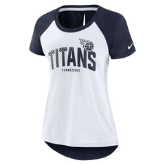 Tennessee Titans Nike Women's Back Slit Lightweight Fashion T-Shirt
