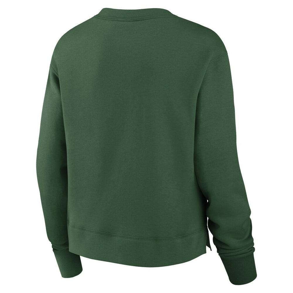 New York Jets Nike Women's High Hip Fleece Pullover Sweatshirt
