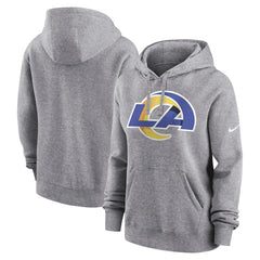 Los Angeles Rams Nike Women's Team Logo Club Fleece Pullover Hoodie