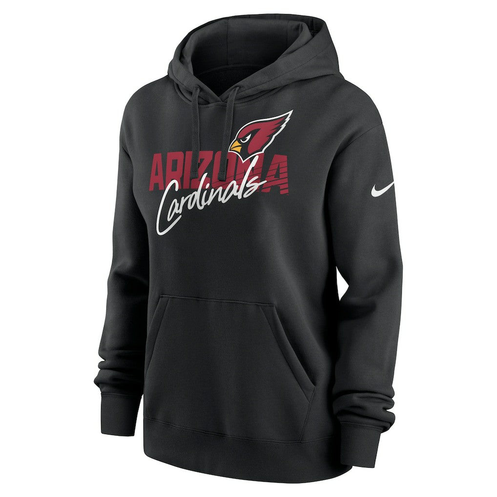 Arizona Cardinals Nike Women's Wordmark Club Fleece Pullover Hoodie