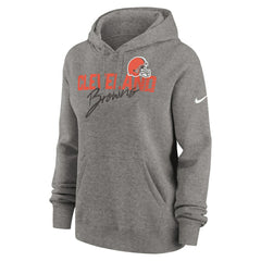 Cleveland Browns Nike Women's Wordmark Club Fleece Pullover Hoodie