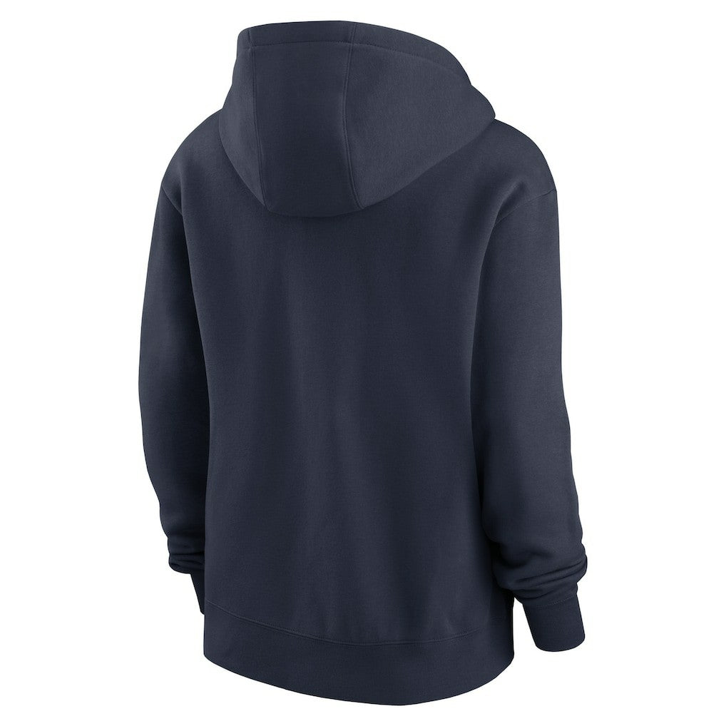 Chicago Bears Nike Women's Wordmark Club Fleece Pullover Hoodie