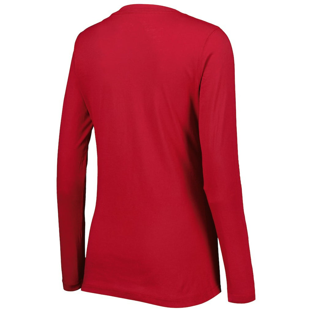 Arizona Cardinals  G-III 4Her by Carl Banks Women's Post Season Long Sleeve V-Neck T-Shirt