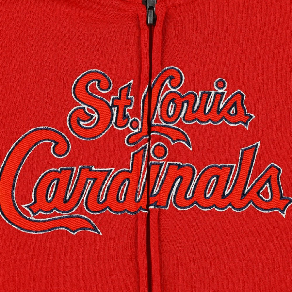 St. Louis Cardinals Youth Wordmark Full-Zip Fleece Hoodie | MLB Online