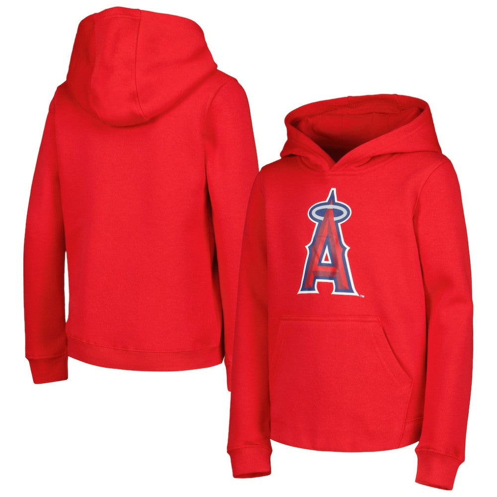 Los Angeles Angels Youth Team Primary Logo Pullover Hoodie | MLB Shop