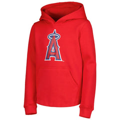 Los Angeles Angels Youth Team Primary Logo Pullover Hoodie | MLB Shop