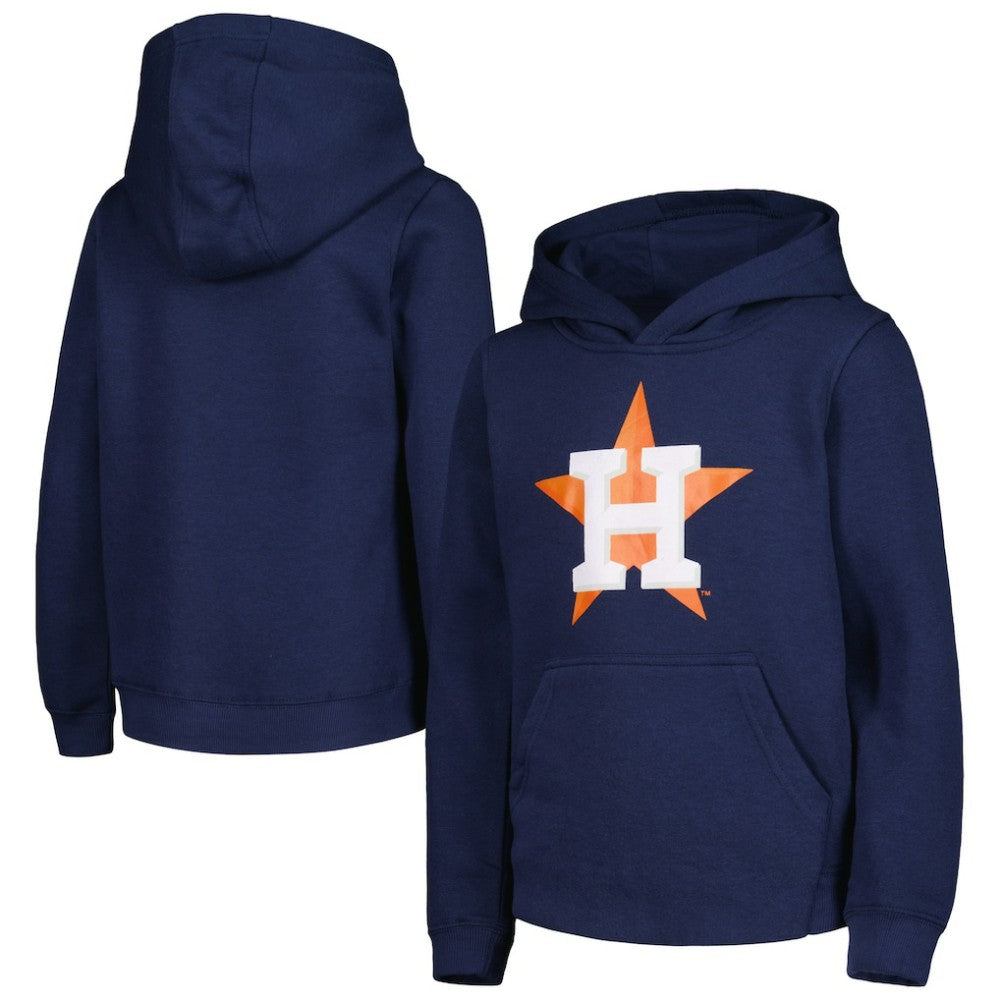 Houston Astros Youth Team Primary Logo Pullover Hoodie | MLB New
