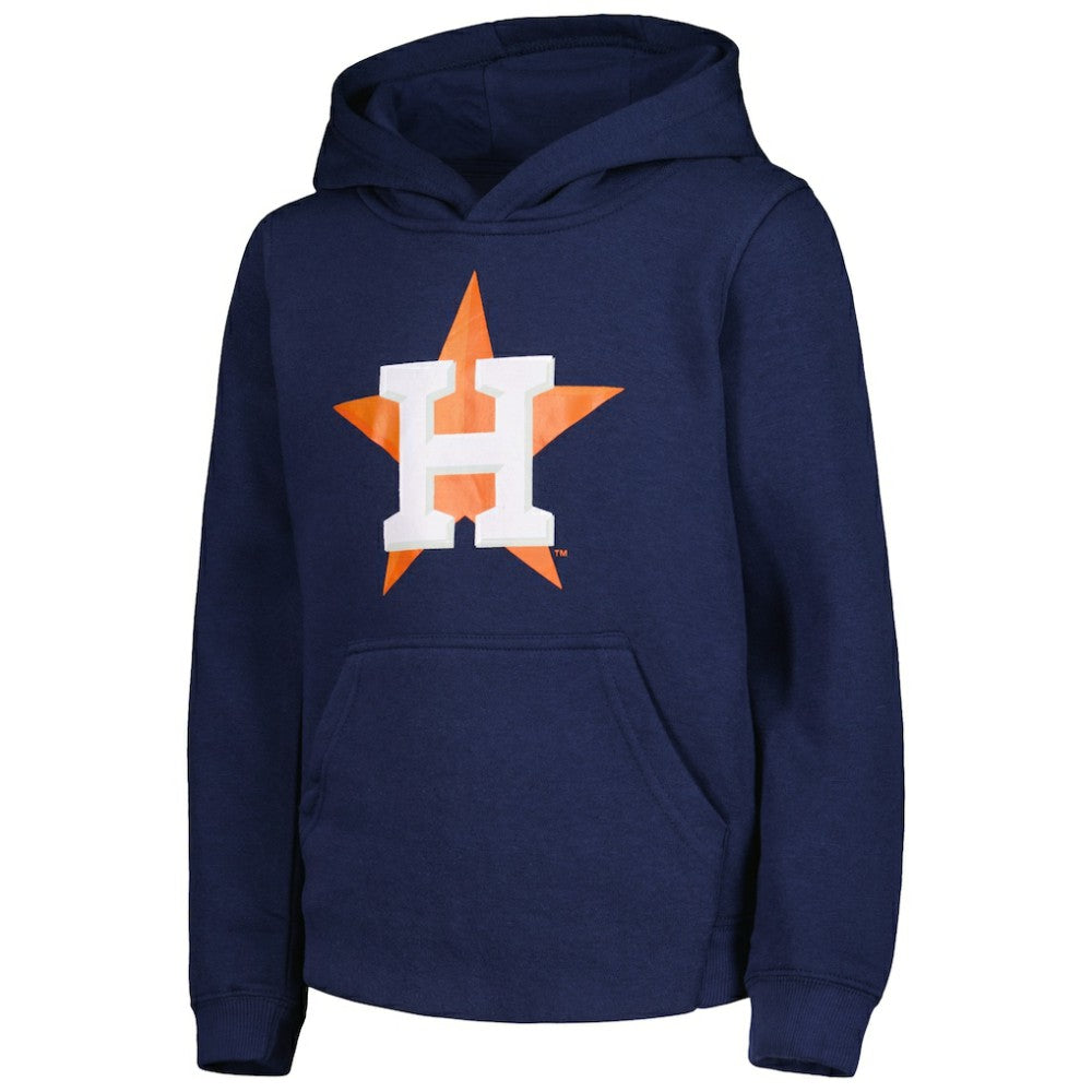 Houston Astros Youth Team Primary Logo Pullover Hoodie | MLB New