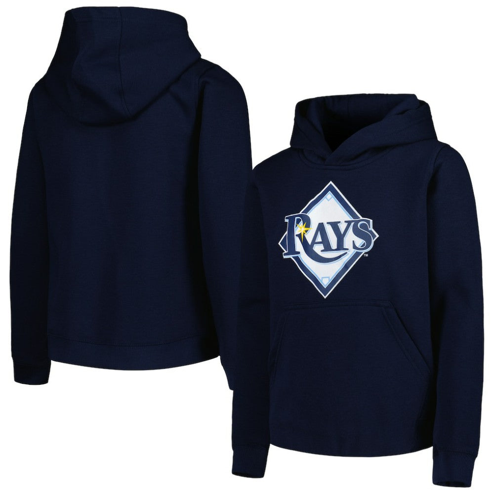 Tampa Bay Rays Youth Team Primary Logo Pullover Hoodie | MLB New