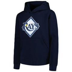 Tampa Bay Rays Youth Team Primary Logo Pullover Hoodie | MLB New