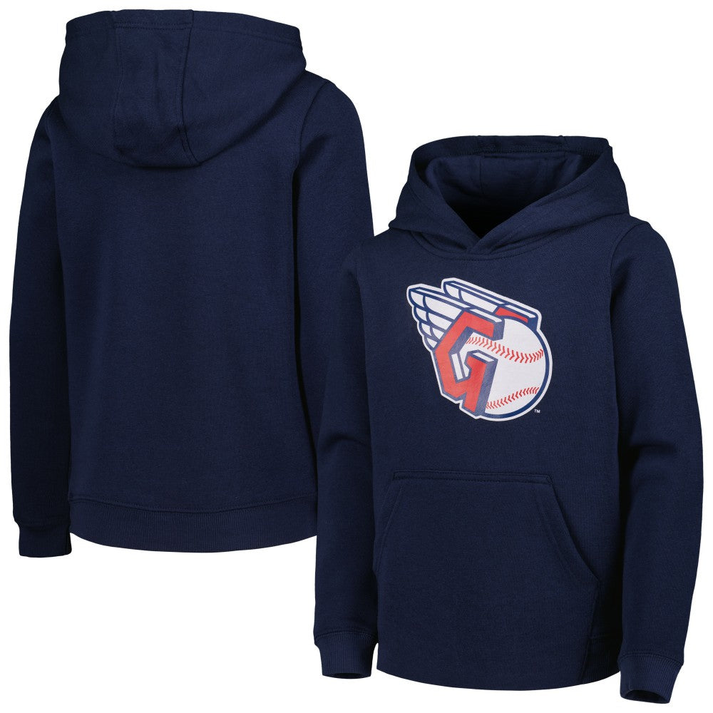 Cleveland Guardians Youth Team Primary Logo Pullover Hoodie | MLB Shop