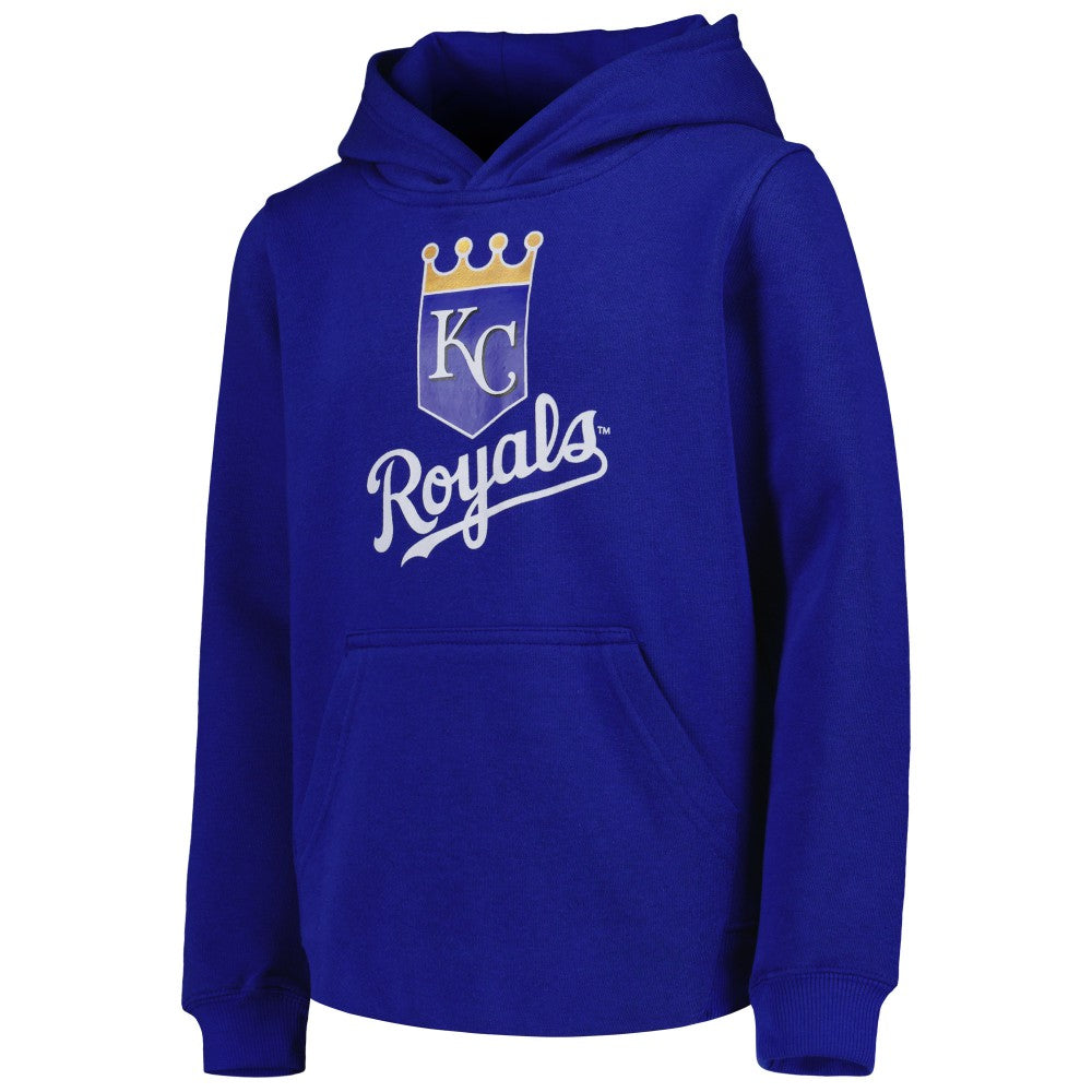 Kansas City Royals Youth Team Primary Logo Pullover Hoodie | MLB US