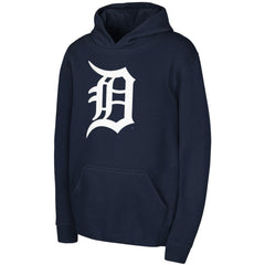 Detroit Tigers Youth Team Primary Logo Pullover Hoodie | MLB Near me