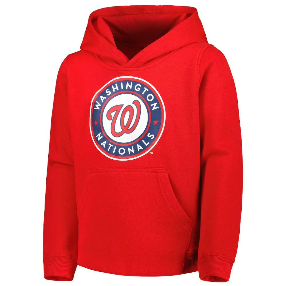 Washington Nationals Youth Team Primary Logo Pullover Hoodie | MLB Shop