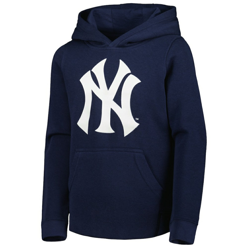 New York Yankees Youth Team Primary Logo Pullover Hoodie | MLB Outlet