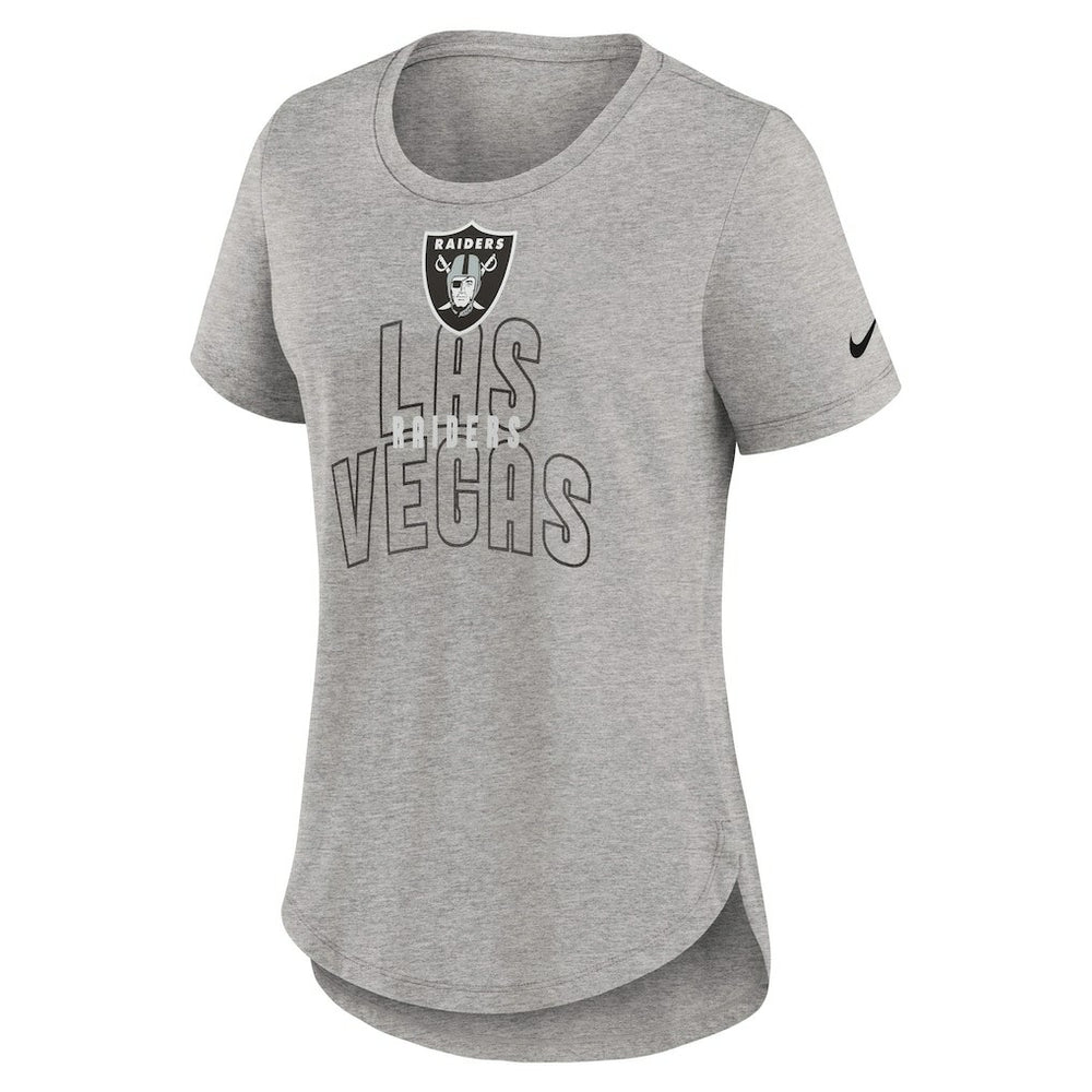 Las Vegas Raiders Nike Women's Fashion Tri-Blend T-Shirt
