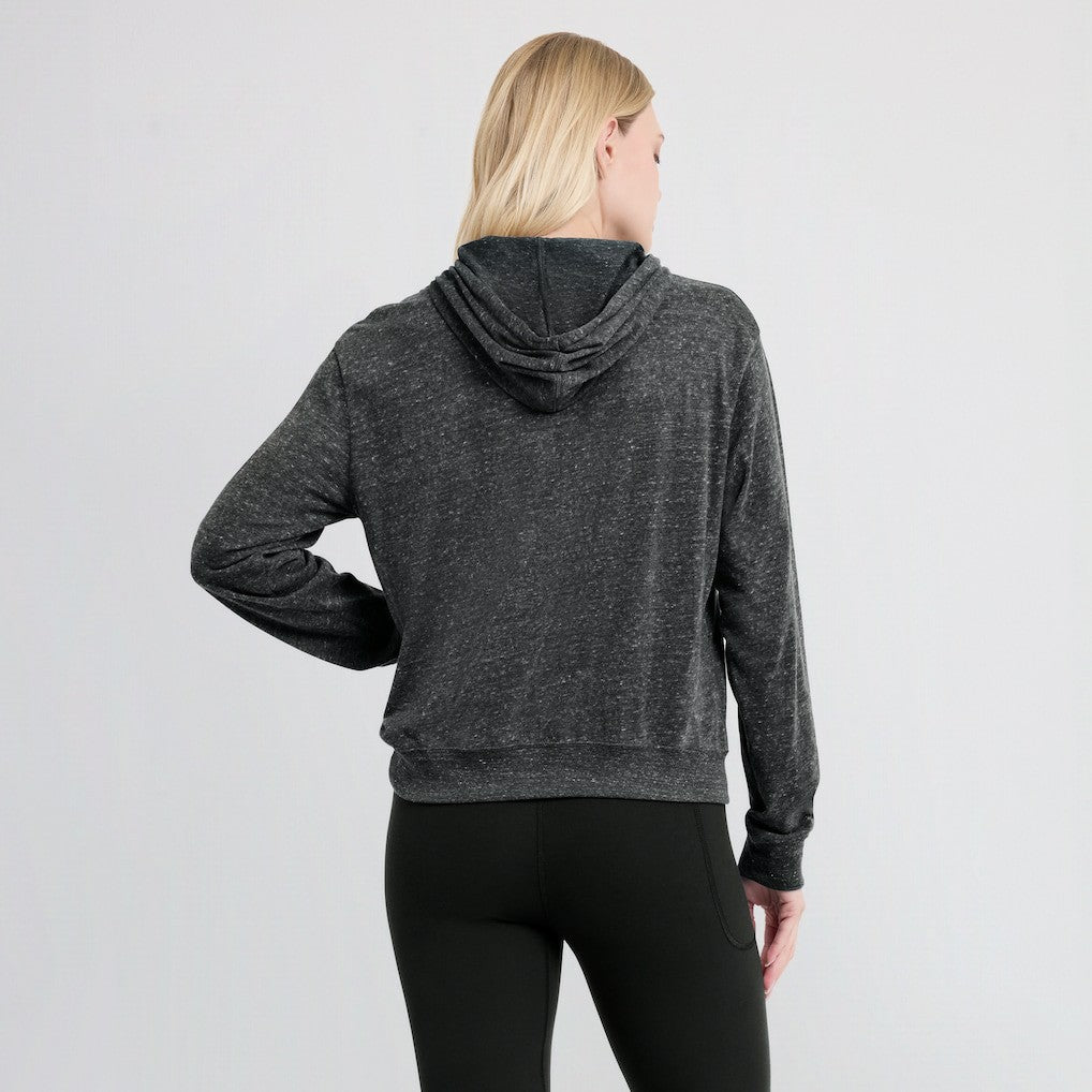 New Orleans Saints Nike Women's Rewind Gym Vintage Lightweight Pullover Hoodie