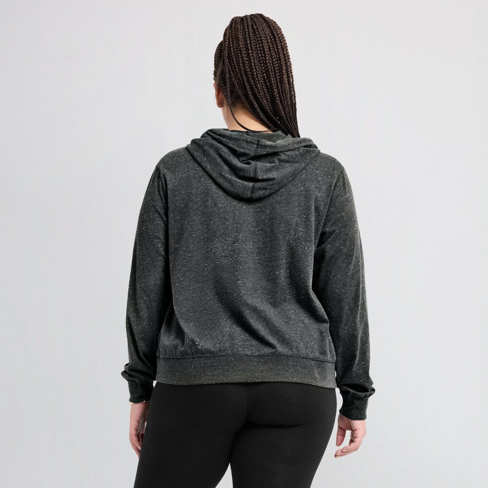 New Orleans Saints Nike Women's Rewind Gym Vintage Lightweight Pullover Hoodie