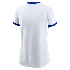 Los Angeles Rams Nike Women's Rewind Ringer T-Shirt