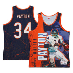 Chicago Bears Mitchell & Ness Walter Payton  1983 Player Burst Tank Top