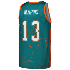 Miami Dolphins Mitchell & Ness Dan Marino  1990 Player Burst Tank Top