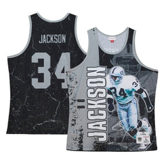 Las Vegas Raiders Mitchell & Ness Bo Jackson  1990 Player Burst Tank Top