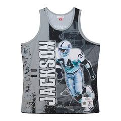 Las Vegas Raiders Mitchell & Ness Bo Jackson  1990 Player Burst Tank Top