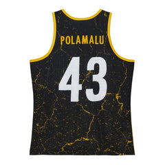 Pittsburgh Steelers Mitchell & Ness Troy Polamalu  2007 Player Burst Tank Top