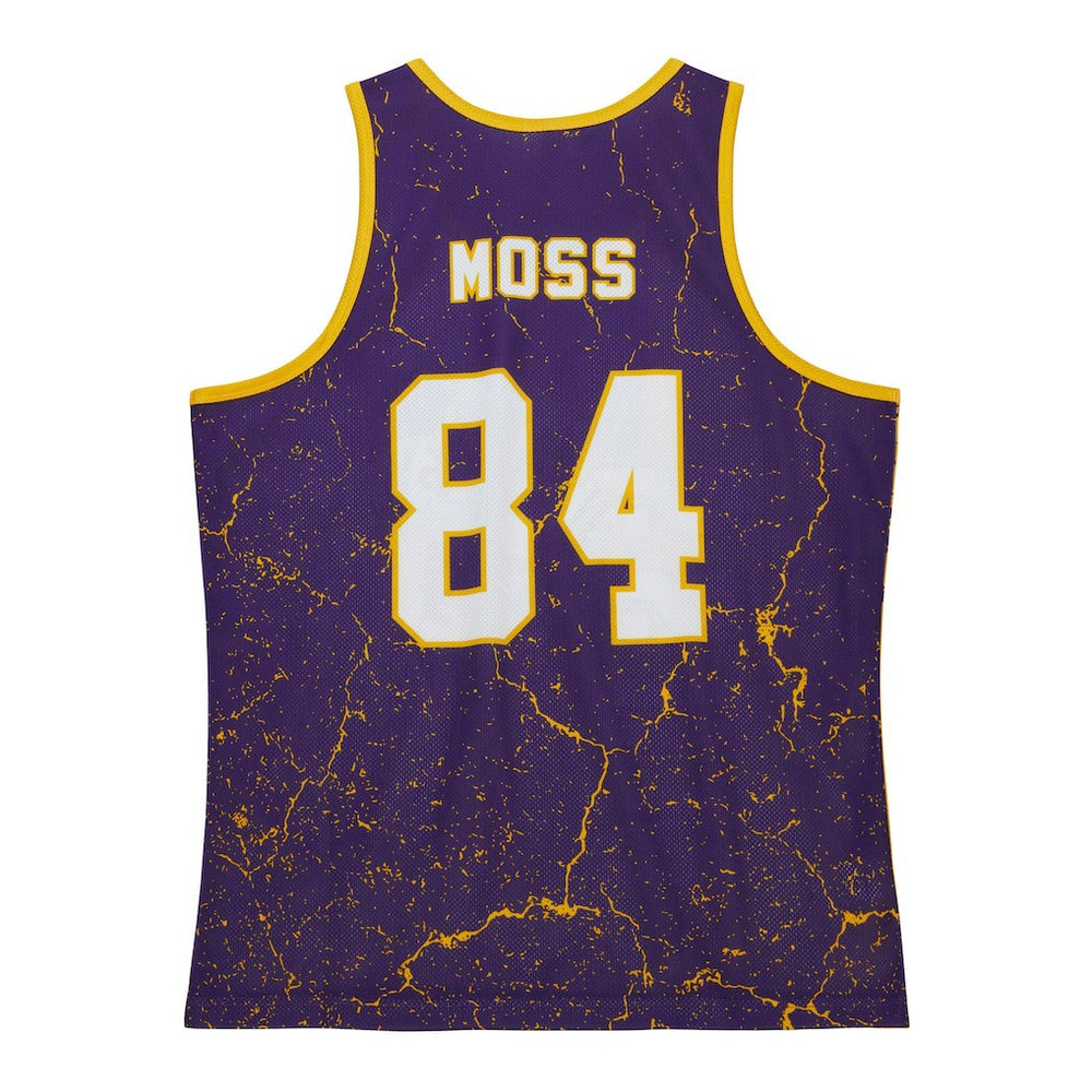 Minnesota Vikings Mitchell & Ness Randy Moss  1998 Player Burst Tank Top