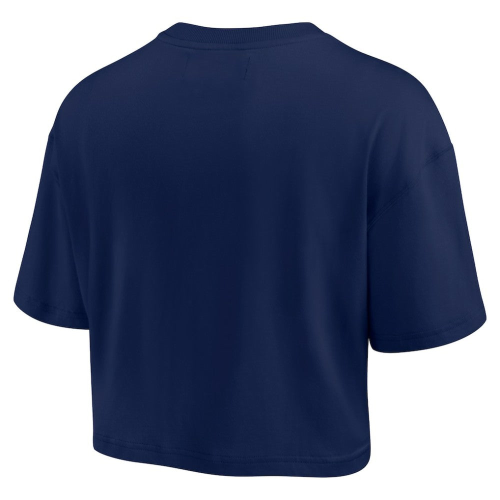 Atlanta Braves Fanatics Women's Elements Super Soft Boxy Cropped T-Shirt | MLB For sale