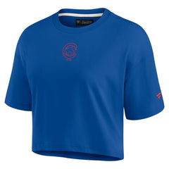 Chicago Cubs Fanatics Women's Elements Super Soft Boxy Cropped T-Shirt | MLB US