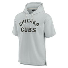 Chicago Cubs Fanatics Unisex Elements Super Soft Fleece Short Sleeve Pullover Hoodie | MLB On Sale